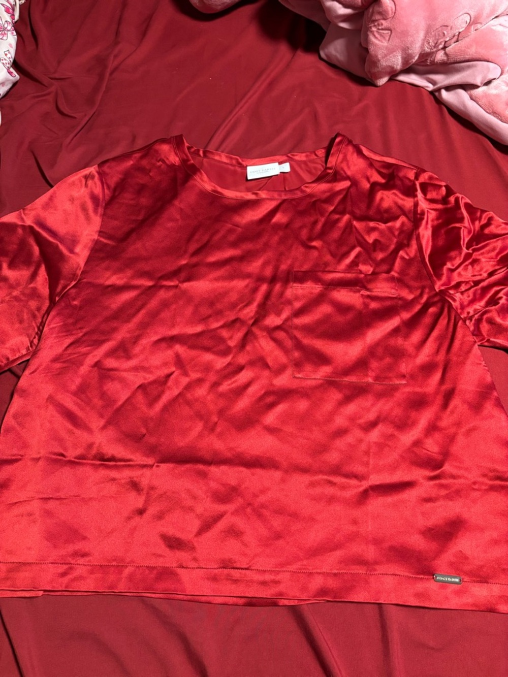 Cozy Earth Mulberry Silk Short-Sleeve Women's Pajama Top